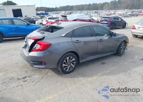 2018 Honda Civic Ex из США, поврежденный, VIN 19XFC2F76JE031537
